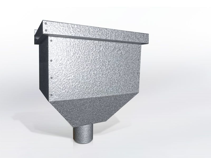 Viking Metal Products Commercial Gutters Box Conductor Head